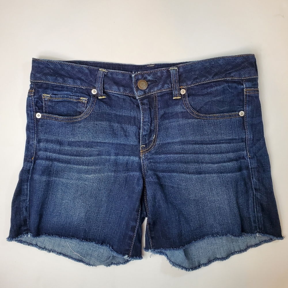 American Eagle Outfitters Stretch Dark Wash Shorts